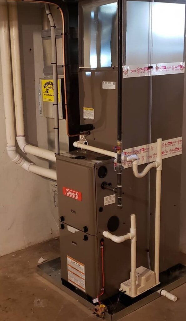 A residential Coleman furnace.